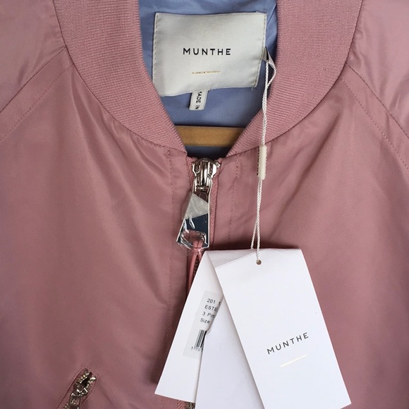 NWT Munthe Bomber Jacket - Picture 4 of 7